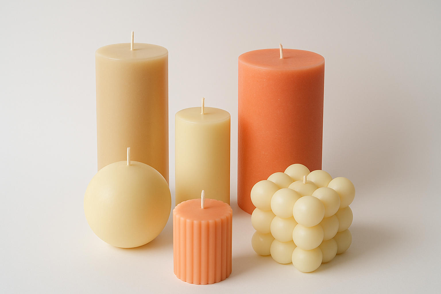 Hand made candles