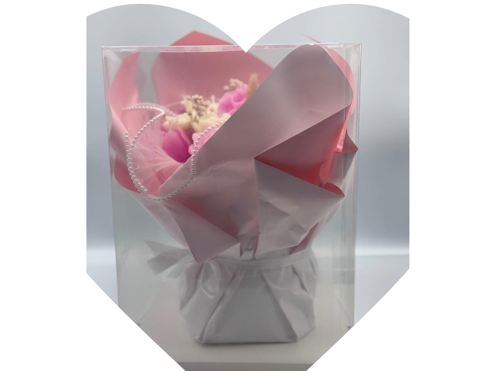 Pink Blossom Luxury Bouquet – Handmade Premium Candle