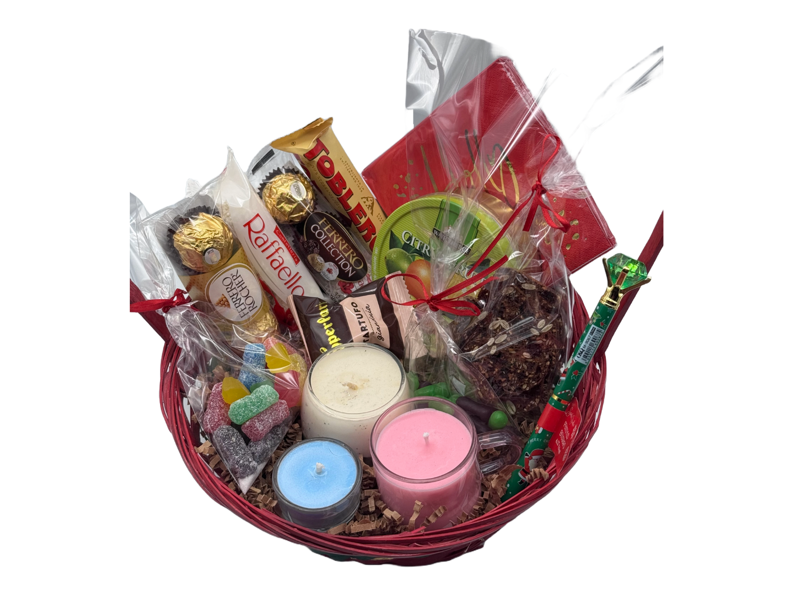 Gourmet Treats & Candle Gift Set